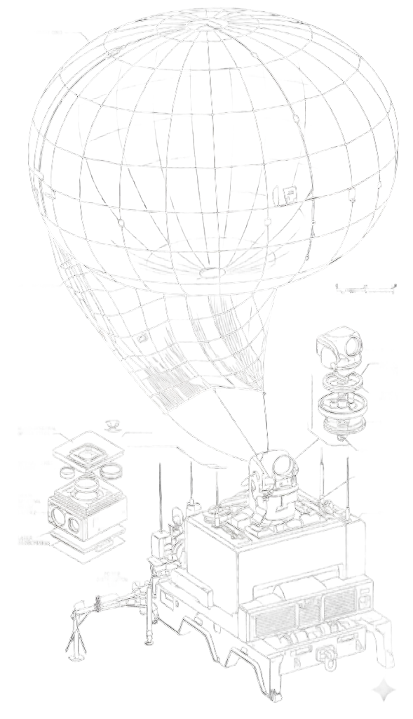 Tethered platform visual